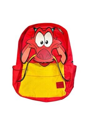 Disney Loungefly Mushu Backpack School Travel Bag Large Full size RARE GUC